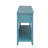 Teal Finish Console Table