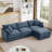 3-Seater Comfy Cloud Couches with Movable Ottoman-1405754264