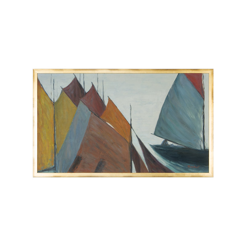 Falaises - peinture encadrée