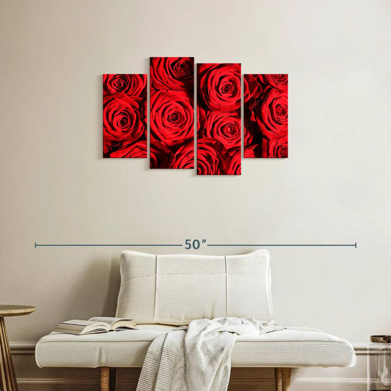 Harnek Stunning Red Roses, 22" H x 36" W