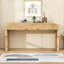 Console en bois avec 2 grands tiroirs-1604769090