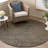 Natural Fiber Couture 110 Hand Woven 80% Jute; 20% Cotton No Pattern Rug-975183465