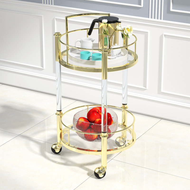 Chariot-bar en acier inoxydable