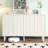 Versatile Storage Cabinet with Modern Design and Adjustable Shelves