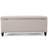 Fabric Storage Ottoman Bench in Wheat Color - Stylish Seating with Hidden Compartment-47859233