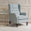Fauteuil inclinable capitonné en tissu-1736306031