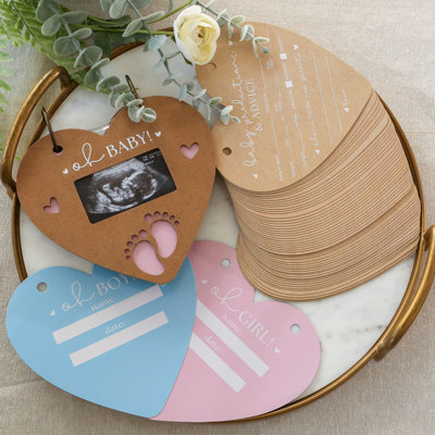 Paper Baby Shower Advice Cards