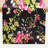Rosamaria Saku Black Handmade Polyester Floral Table Runner for Dining Table and Christmas Decor