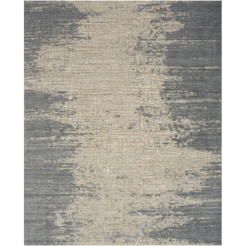 Anathea Abstract Handmade Area Rug, Rectangle 297 x 419 cm