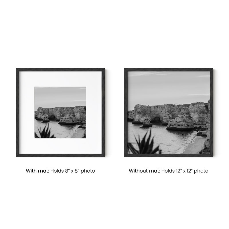 Black Oak Wood 12x12 Picture Frames Set of 3
