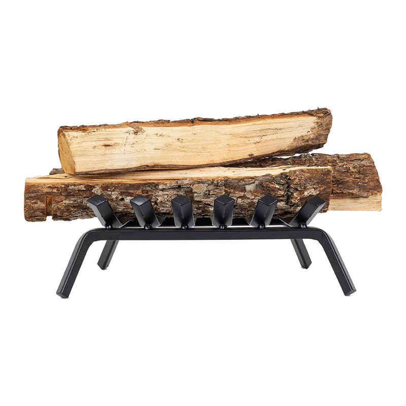 Grille de foyer en acier Country Living, H 7,50 po x l 17,50 po x P 11,25 po