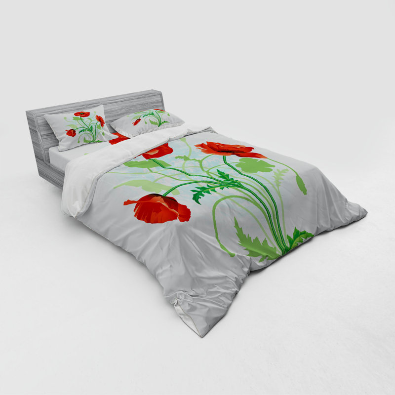 Farmhouse / Country Polyester Duvet Cover, Queen Duvet Cover + 3 Additional Pieces
