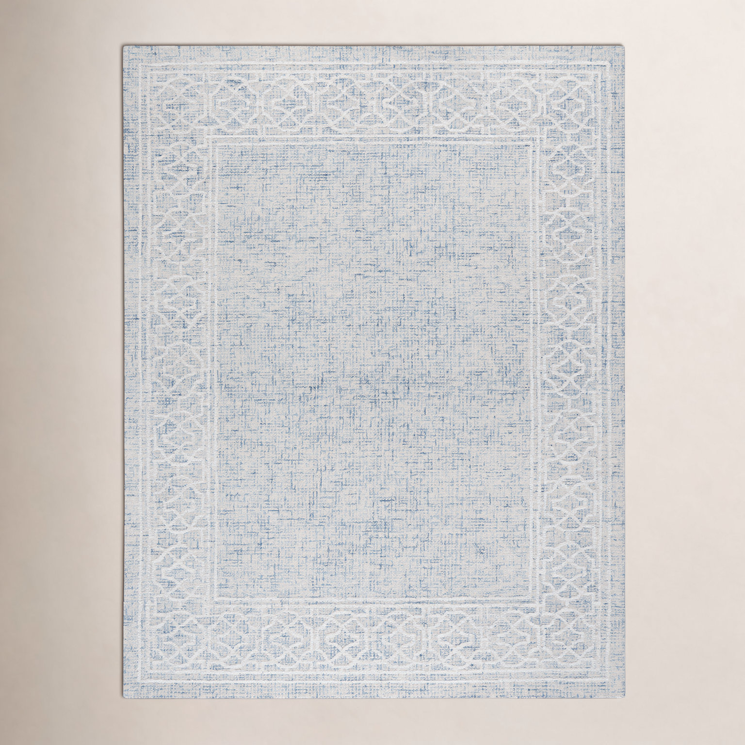 Hand-Tufted Geometric Wool Rug, Rectangle 8' x 10'