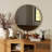 80Cm Round Mirror For Wall, Space - Enhancing Design, Smooth Edge, Suitable Modern Decor Wall Mirror, Effortless Setup, Multi Room Versatility, Materials