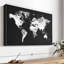 "Art mural carte noir et blanc"-1467544188