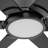Talbert 70" Indoor Matte Black LED Ceiling Fan With Remote Control