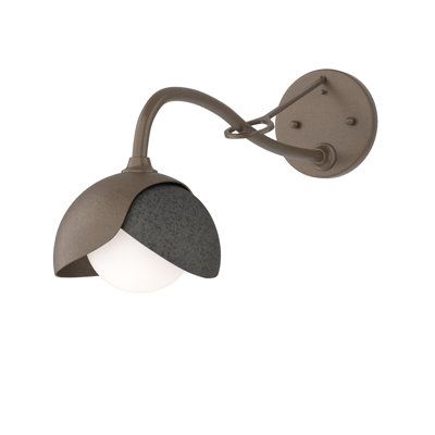 Brooklyn 1 - Light Hardwired Armed Sconce