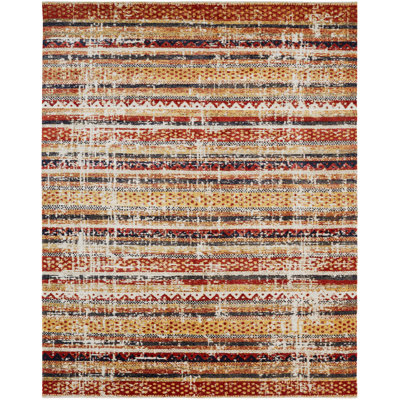 Deaton Southwestern Area Rug in Gold