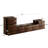 Heckman Modern Modular TV Stand with 14 Drawers, Modular Assembly-122782195