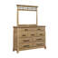 Commode 9 tiroirs - Finition caramel