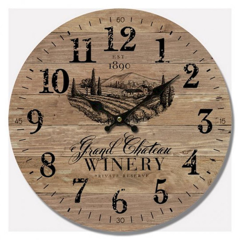 Skeen Wood Wall Clock