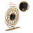 Becknell Elegant Gold Decorative Clock, 9.8 in Diameter | 100% Metal Construction, Thickness: 0.06 in | Silent Mechanism, Requires 1 AA Battery (not included) | Perfect for Home Decor & Office Spaces, Timeless Design