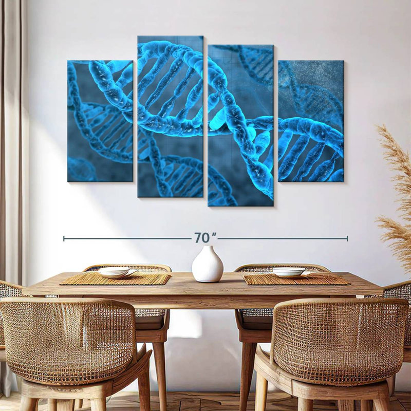 Keiri DNA Molecules, 42" H x 68" W