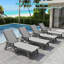 Outdoor Chaise Lounge Set