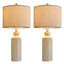 Ensemble de lampes de table en céramique 24,75 po