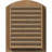 Ekena Millwork 17 in. W x L Outdoor Louvre / Gable Vent Cover-72146404