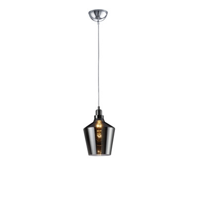 Fagan 1 - Light Silver Single Pendant