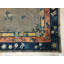Tapis chinois à motif floral antique gris