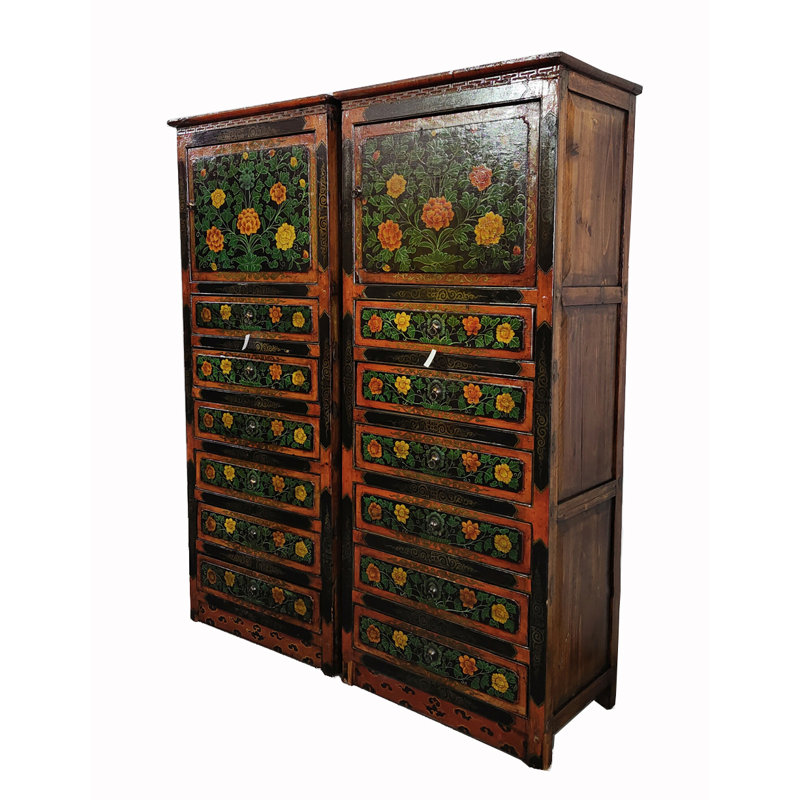Solid Wood Accent Cabinet