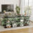 3-Tier Entryway Table, Industrial Console Sofa Table with Storage, Accent Table with Open Shelves, x-Shaped Metal Frame, Foyer Table for Entryway, Hallway-844499239-844499233