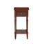 Table de bout avec tiroir et pieds en bois massif Mayall-627861624