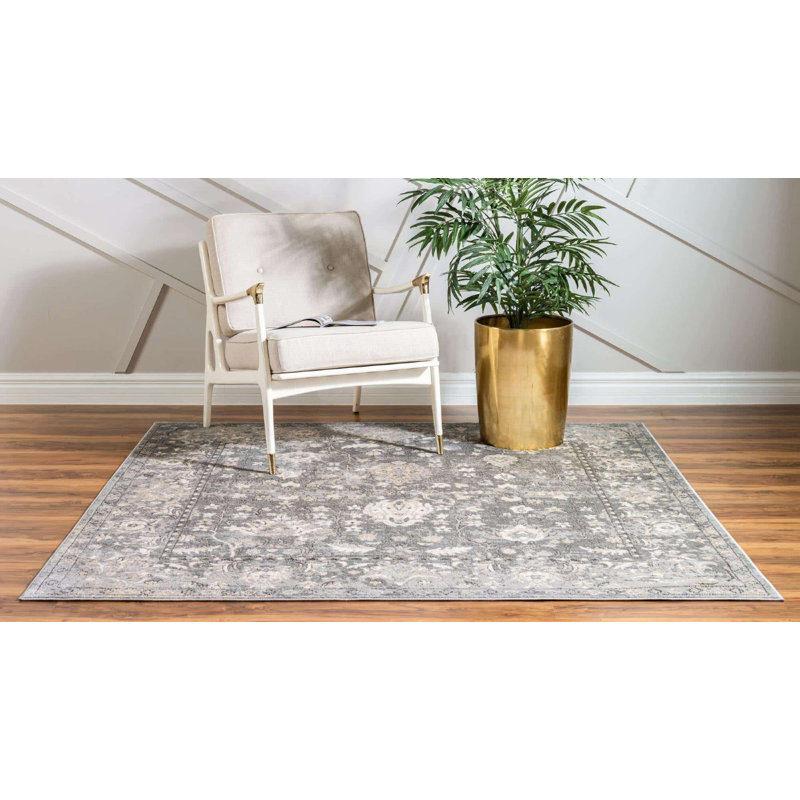 Geddis Ikat Indoor Rug, Rectangle 10' x 14'
