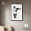 Art mural noir en laiton, boîte noire, par Art Remedy, cadre noir, 30 x 45-745696189-745696160
