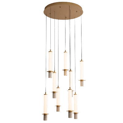 Lustre en verre 9 lumières Vertura