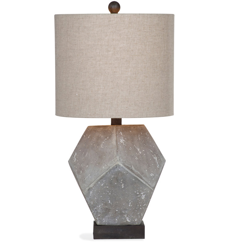 Lampe de table en ciment 28 po Wallace