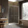 60'' W x 74'' H Double Added Frameless Shower Door with Clear Glass