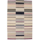 Janeczka Stripes Hand-Tufted Modern Rectangle 5' X 8' Area Rug Multicolored