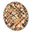 Horloge murale à carreaux-63893286