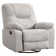 Primiana 38.2" Wide Modern and Overstuffed Soft Chenille Swivel And Rocker Manual Recliner With Removable Armrests