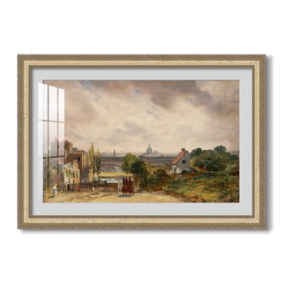 Le chalet de Sir Richard Steele, Hampstead, vers 1832 - John Constable - Estampe encadrée sur mesure