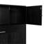 Lit escamotable avec armoires de rangement-1948207191