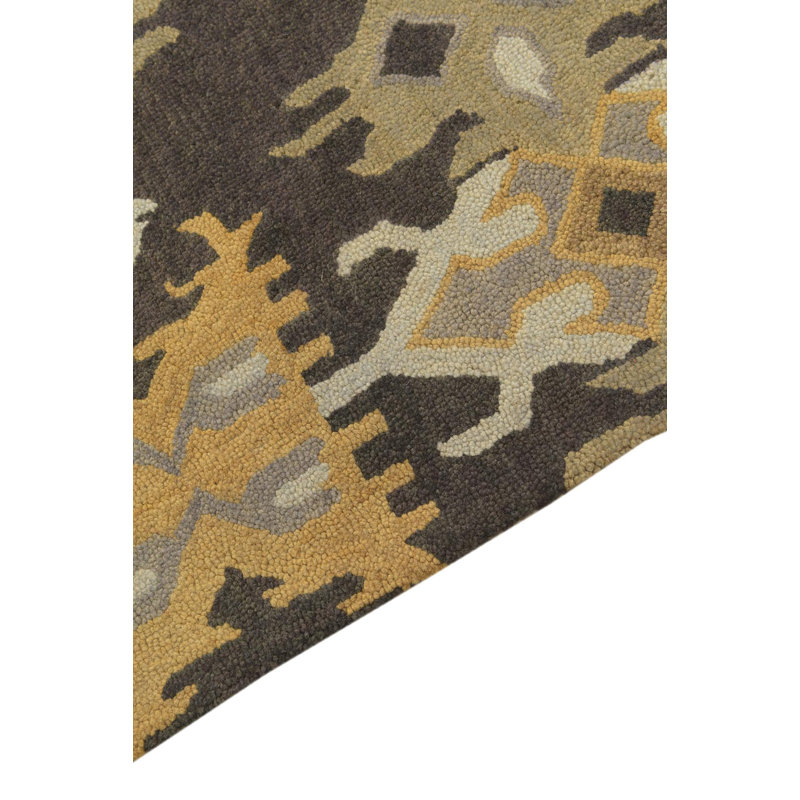Tapis noir Otto