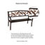 Banc de jardin en fer Arka Dragonfly-566482110
