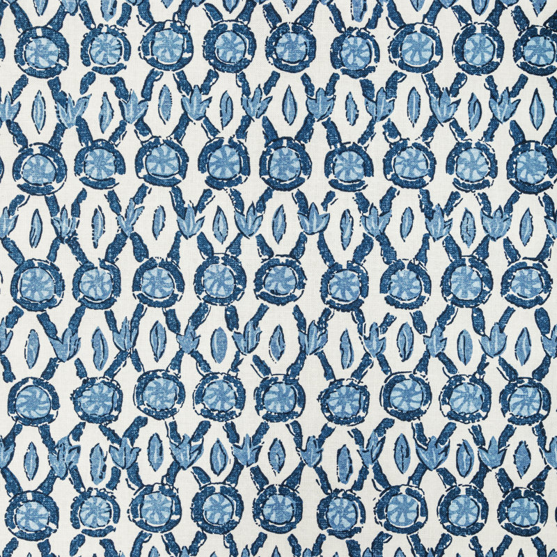 Manoir Galon 100% Cotton Performance Fabric, Blue