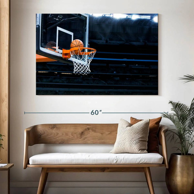 Sireci Basketball Hoop Ball, 34" H x 51" W
