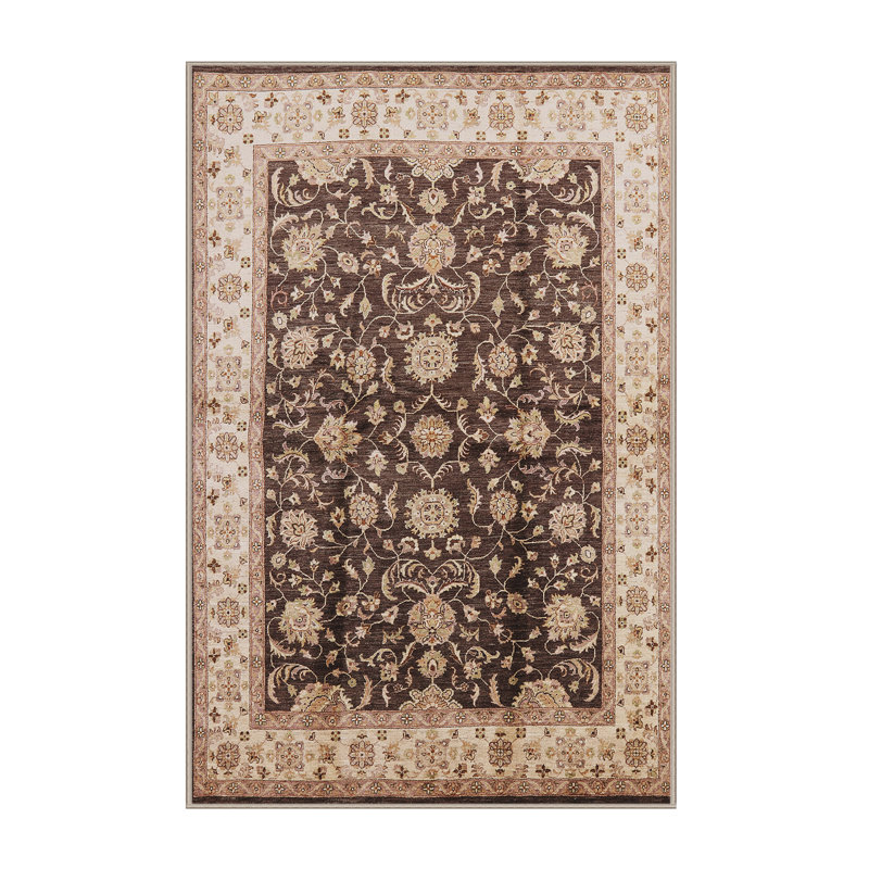 Tapis beige / brun Avens, Rectangle 3 pi x 5 pi